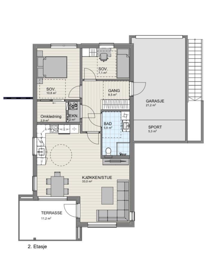Veien Til Senja Apartment Финснес Екстериор снимка